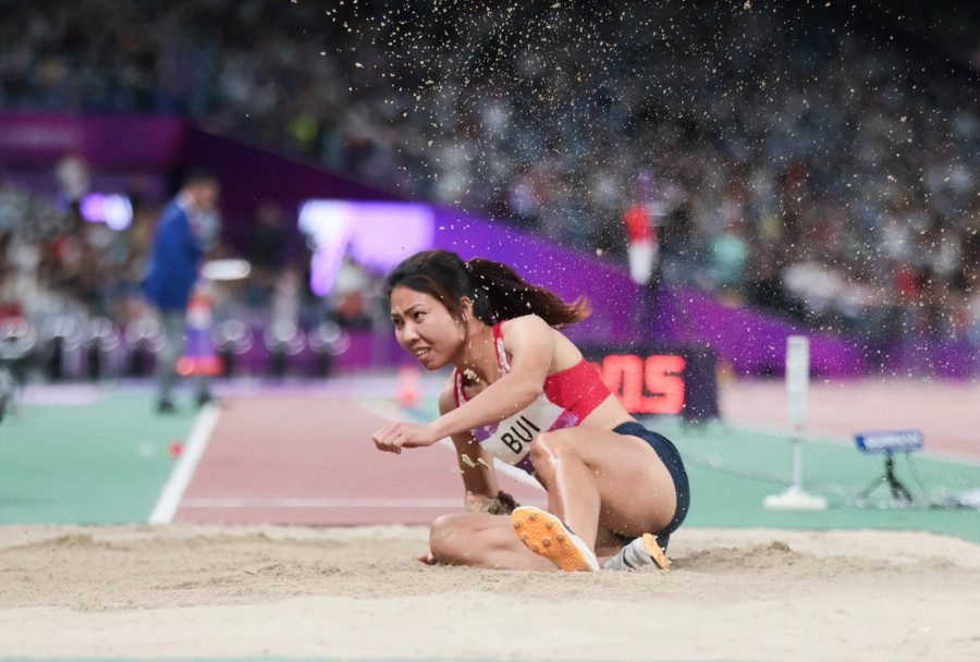 Bùi Thị Thu Thảo không đạt thành tích như kỳ vọng ở ASIAD 19. Ảnh: ITN.