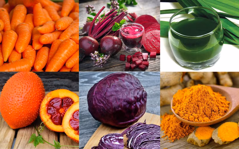 Tạo chất màu tự nhiên phục vụ công nghệ thực phẩm. 