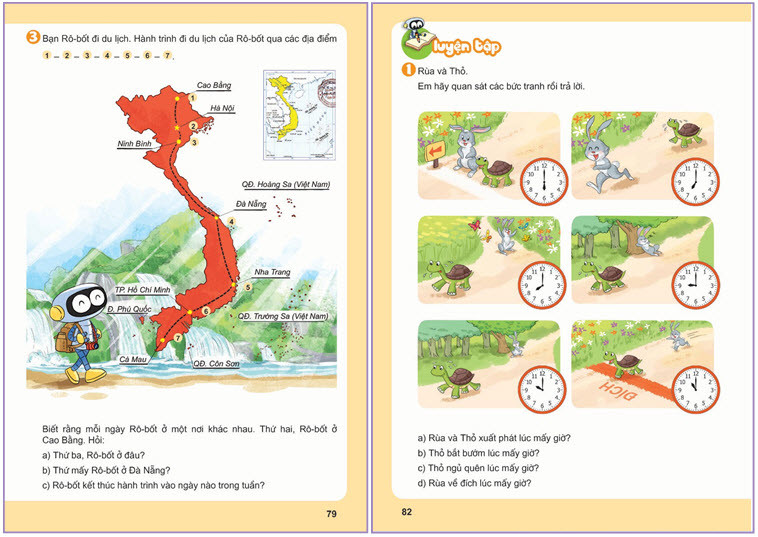 SGK Toán 1 được lồng ghép, tích hợp nội dung nội môn và liên môn SGK Toán 1 được lồng ghép, tích hợp nội dung nội môn và liên môn