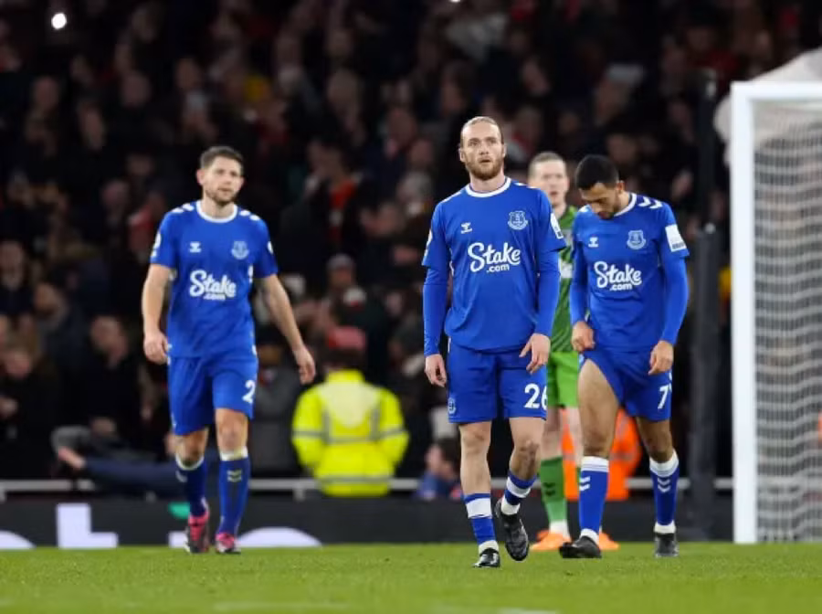 Everton được dự đoán sẽ xuống hạng mùa tới.