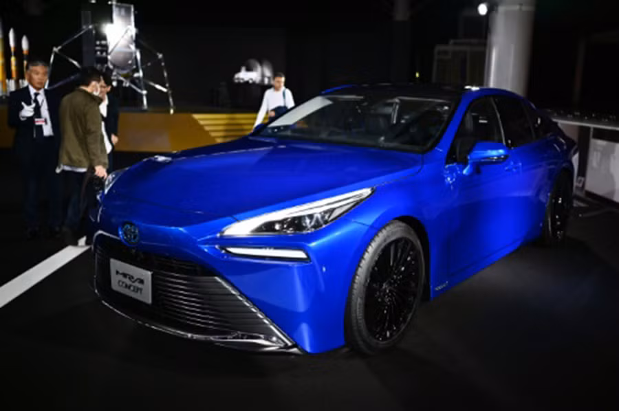 Mẫu xe chạy bằng nhiên liệu hydro.