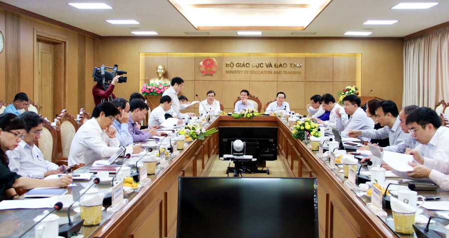 Đoàn công tác của BCĐ T.Ư về phòng, chống tham nhũng làm việc với Ban cán sự đảng Bộ GD&ĐT