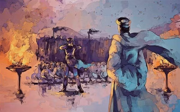 Dù là con cháu công thần, nhưng Lê Niệm luôn cố gắng lập công dựa vào tài sức của mình. Tranh minh họa.