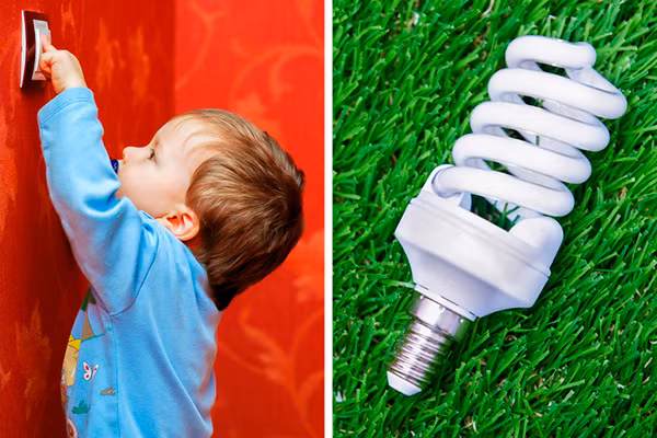 Tắt đèn khi không sử dụng