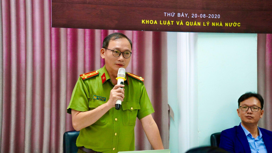 Thượng tá, Tiến sĩ Đào Trung Hiếu, chuyên gia tội phạm học – Bộ Công an.