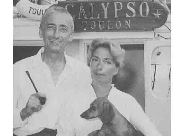 Jacques-Yves Cousteau và Simone Melchior.