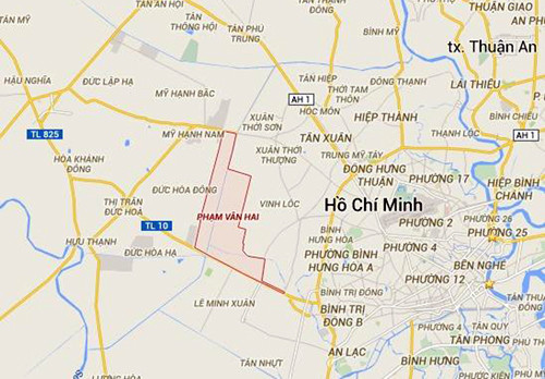 Trực thăng quân sự chở 4 người rơi tại TP.HCM