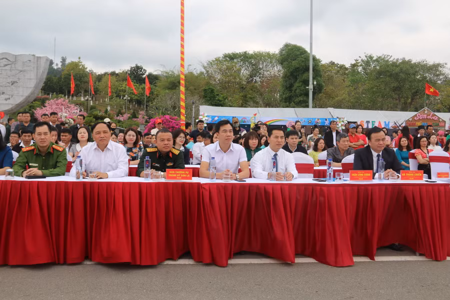 Các đại biểu tham dự khai mạc.