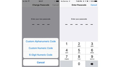 cach kich hoat passcode 6 chu so tren ios 9 hinh 1