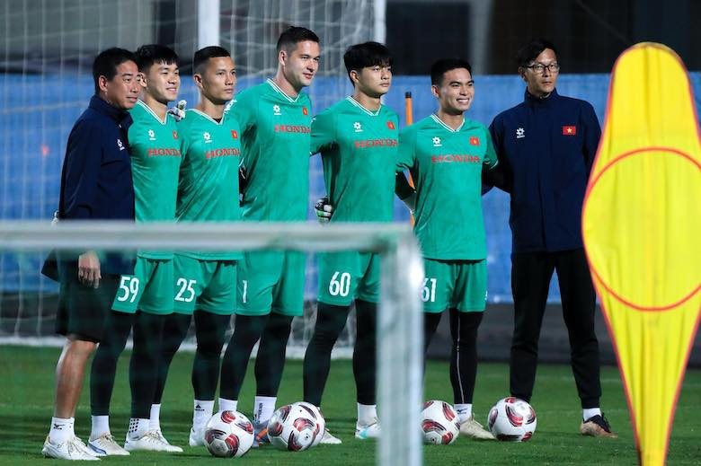 Filip Nguyễn cao nhất bên phía đội tuyển Việt Nam tại Asian Cup 2023 với 1,92m.