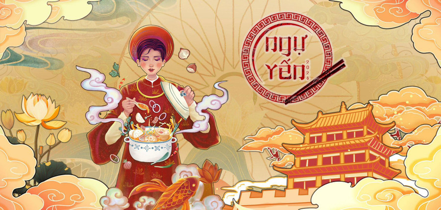 Chương trình &apos;Ngự yến&apos; cùng công chúng thưởng thức ẩm thực cung đình Huế.