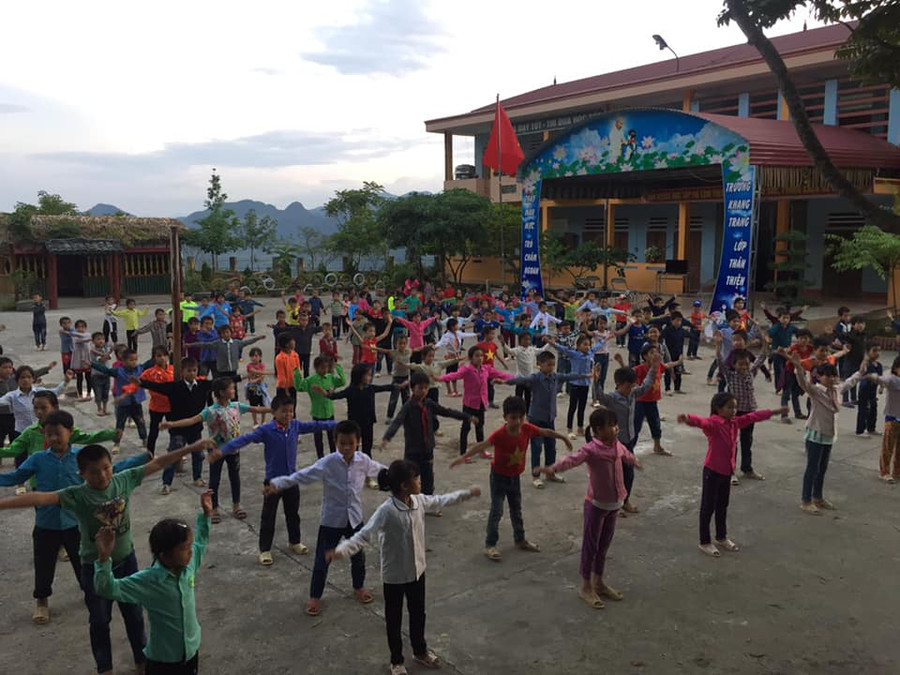 Quan tâm đầu tư cơ sở vật chất tới các điểm trường. Ảnh: Đức Trí