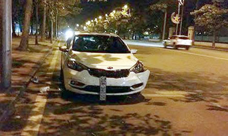 Chiếc xe gây tai nạn.