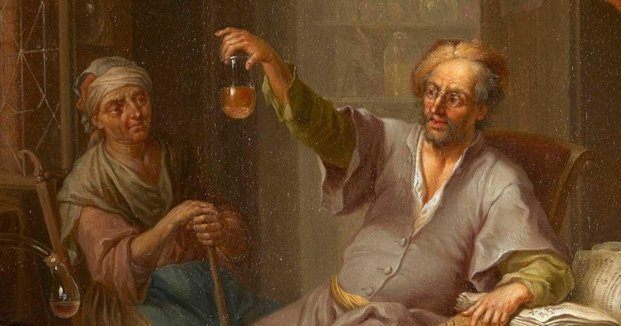 Chẩn bệnh bằng kiểm tra nước tiểu có lịch sử tối thiểu 6 nghìn năm. Ảnh: Ancient-origins.net