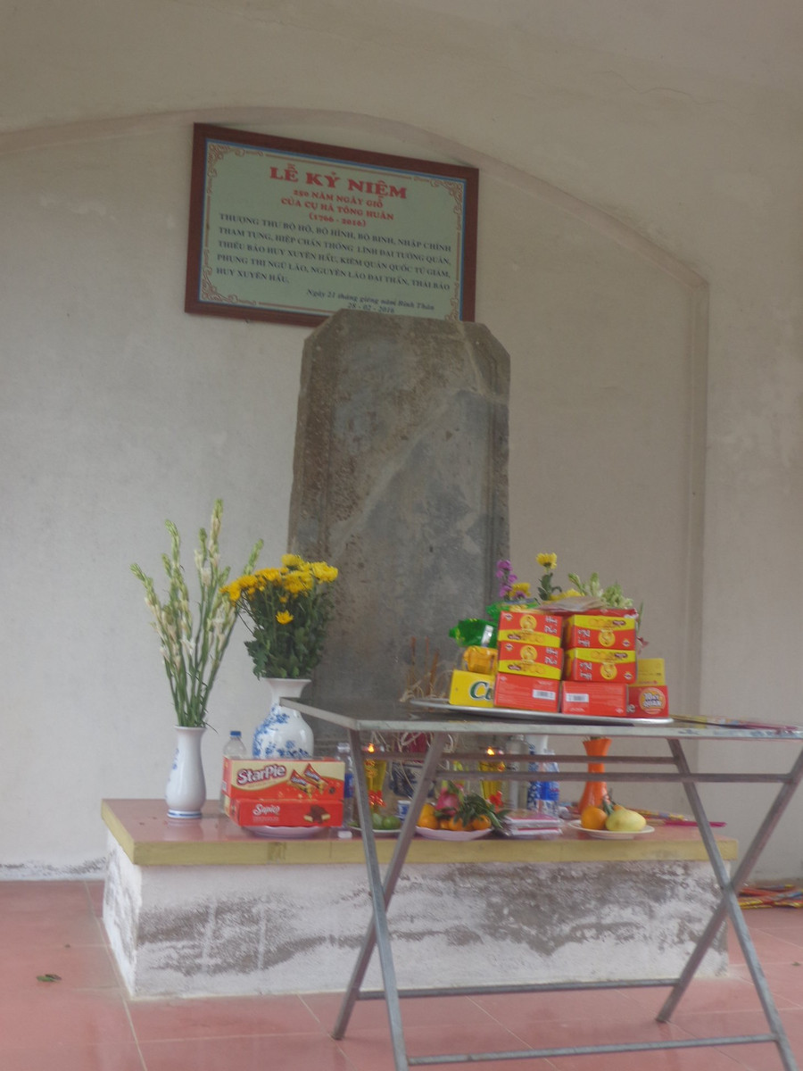 Bia ký Hà Tông Huân – một trong 3 người con rể của Trần Ân Triêm.