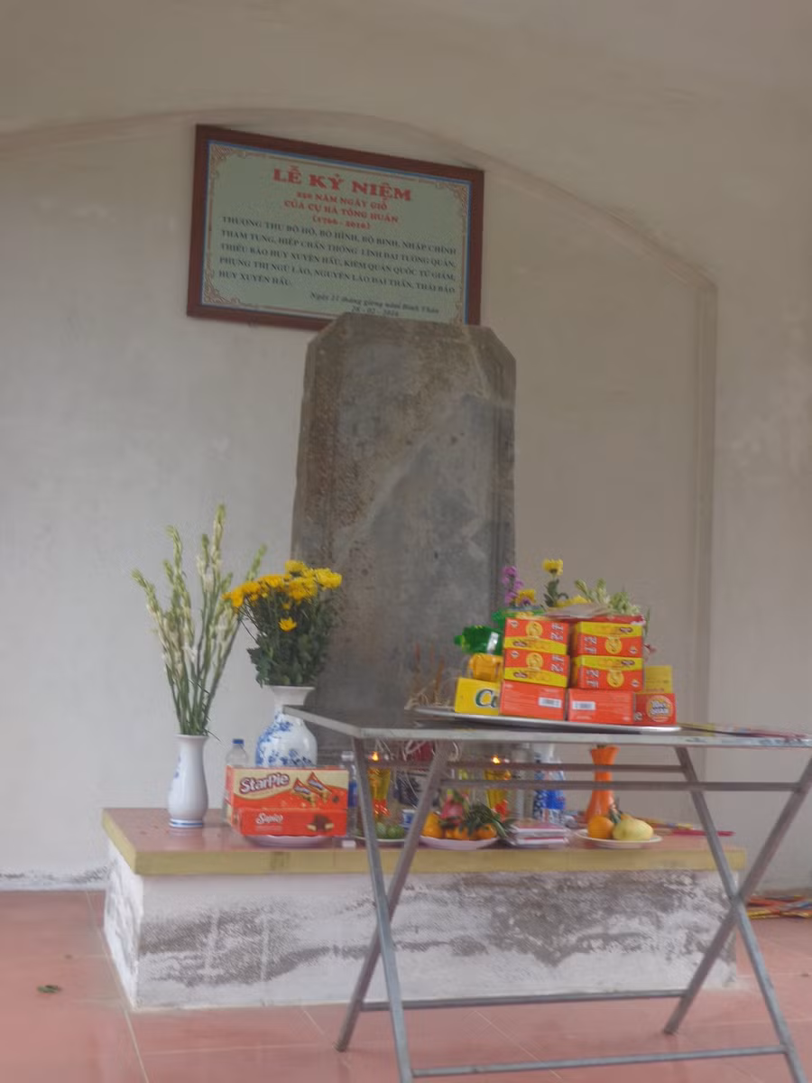 Bia ký Hà Tông Huân – một trong 3 người con rể của Trần Ân Triêm.