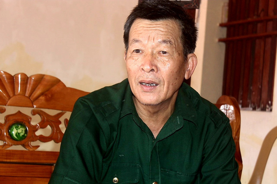 Ông Thành xúc động nhớ lại giây phút chiến đấu đẫm máu cùng đồng đội.