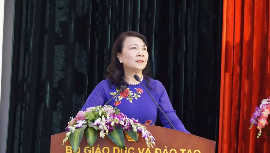 Thứ trưởng Nguyễn Thị Nghĩa phát biểu tại lễ tổng kết