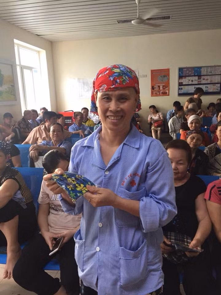 Niềm vui được nhận quà