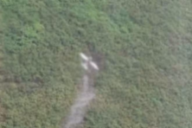 Hình ảnh máy bay buôn lậu.