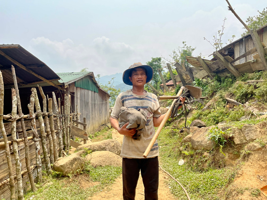 Việc chồng lấn địa giới hành chính ảnh hưởng không nhỏ đến đời sống, việc cấp giấy chứng nhận quyền sử dụng đất của gia đình ông Hồ Văn Vân.