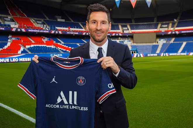 Messi giúp giá trị thương hiệu của PSG tăng chóng mặt.