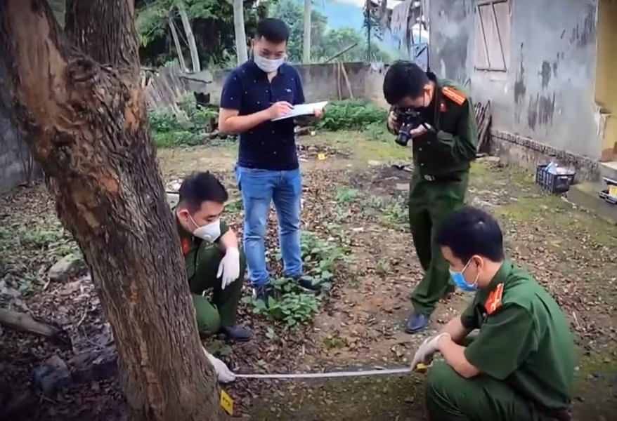 Hiện trường chính xảy ra vụ án.