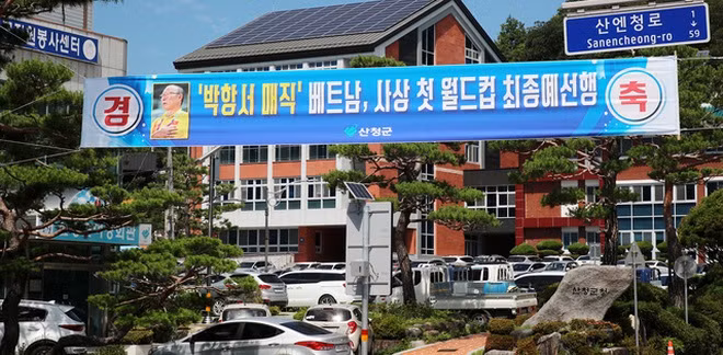 Sancheong tự hào về người con Park Hang-seo.