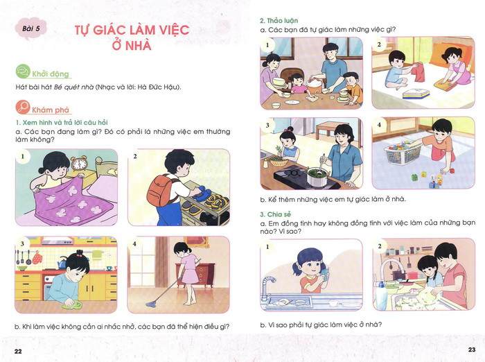 Cấu trúc bài học trong SGK Đạo đức 1 Cấu trúc bài học trong SGK Đạo đức 1