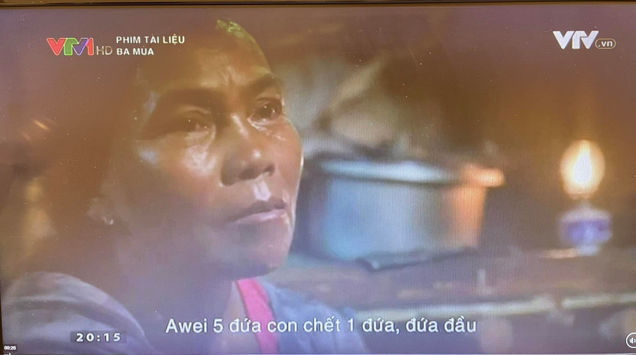 Phim tài liệu 'Ba mùa'. Ảnh chụp màn hình. Phim tài liệu 'Ba mùa'. Ảnh chụp màn hình.