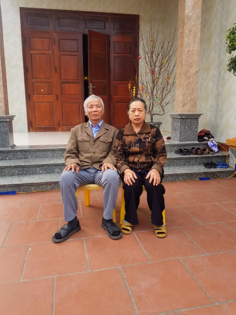 "Em Bền" và "em Hấn" hạnh phúc sau 51 năm nên duyên chồng vợ.