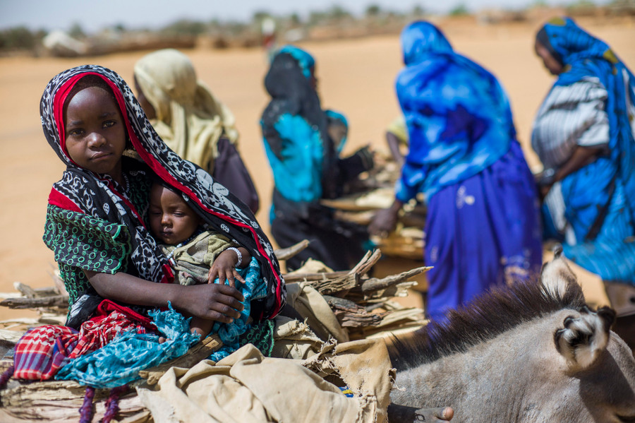 Hầu hết người tị nạn Sudan đến Chad là phụ nữ và trẻ em