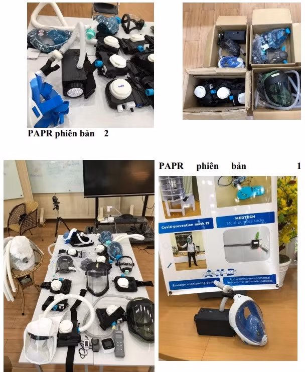 Các sản phẩm bảo vệ nhân viên y tế và người bệnh khỏi nguy cơ dịch dễ lây lan.