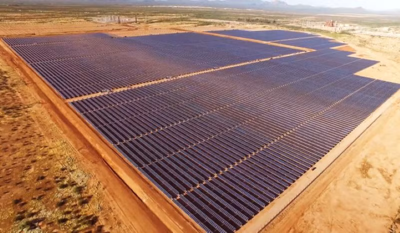 “Công viên” mặt trời ở sa mạc Sahara.