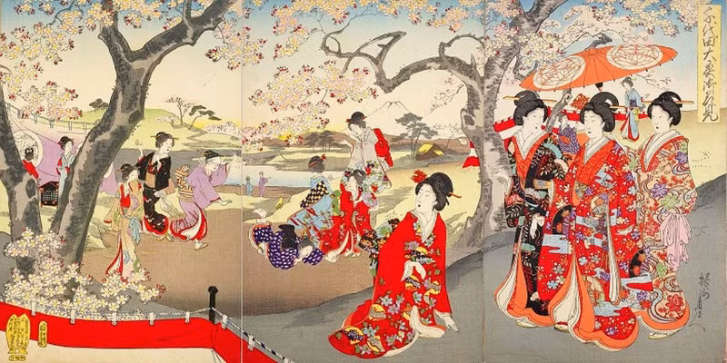 Tranh của họa sĩ Chikanobu.