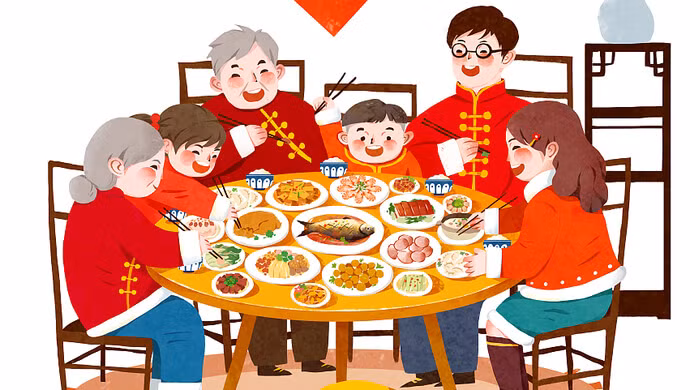 Ngày Tết nhiều người lại ăn không đúng giờ, không thành bữa khiến cơn đau dạ dày tái phát. Ảnh minh họa.