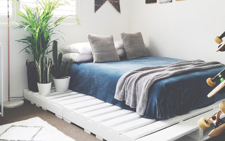 Độc đáo các kiểu giường pallet giá tiền hợp lý cho phòng ngủ của bạn