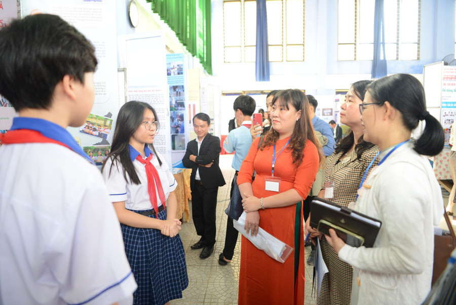 Cuộc thi góp phần nâng cao năng lực cho các em học sinh trong việc nghiên cứu các sản phẩm KHKT.