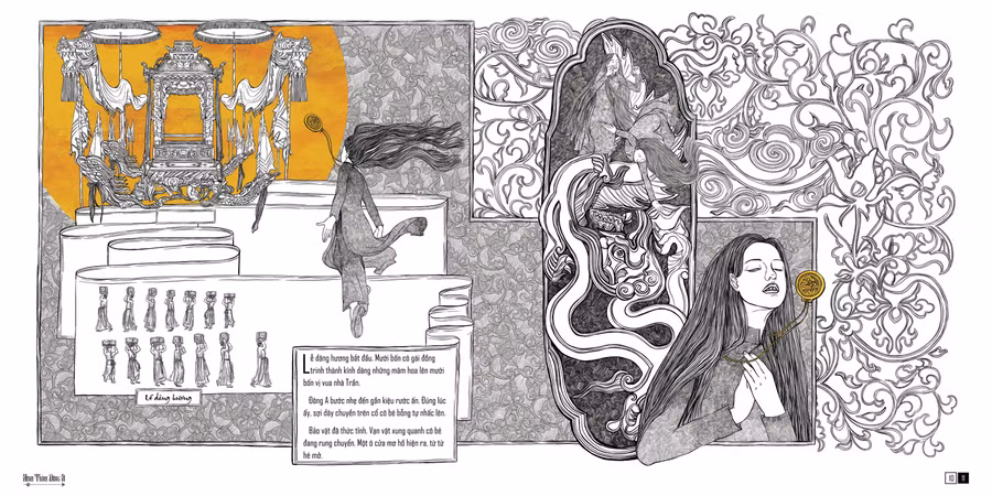 Artbook 'Hành trình Đông A' của Trần Tuyết Hàn.