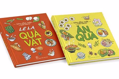 Bìa 2 cuốn sách về ẩm thực