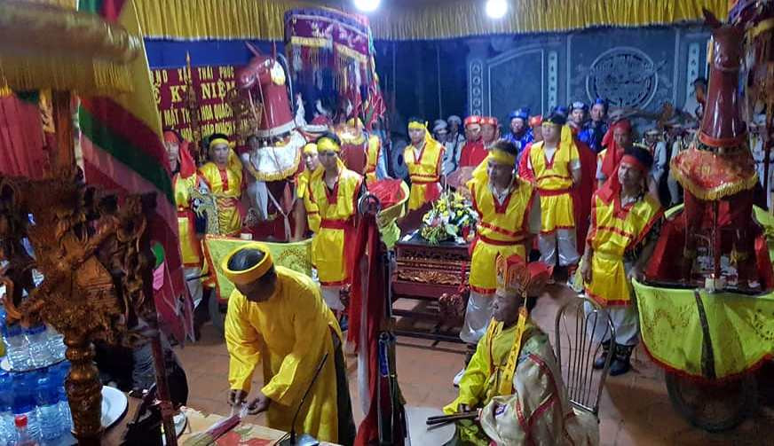 Lễ tế Hoàng giáp Quách Hữu Nghiêm nhân ngày kỵ 9/9 hàng năm.