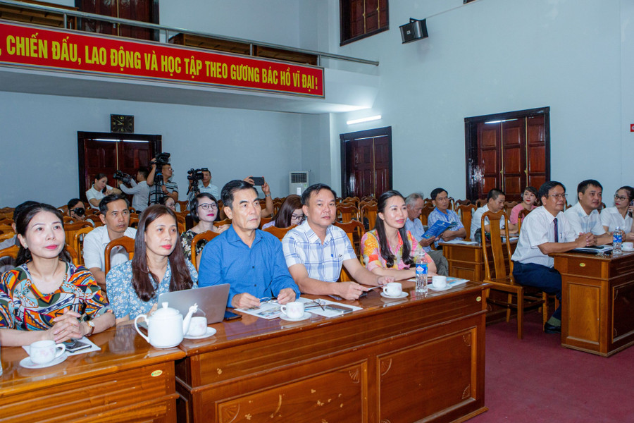 Các đại biểu tham dự tại Lễ phát động cuộc thi. (Ảnh: Vũ Long). Các đại biểu tham dự tại Lễ phát động cuộc thi. (Ảnh: Vũ Long).