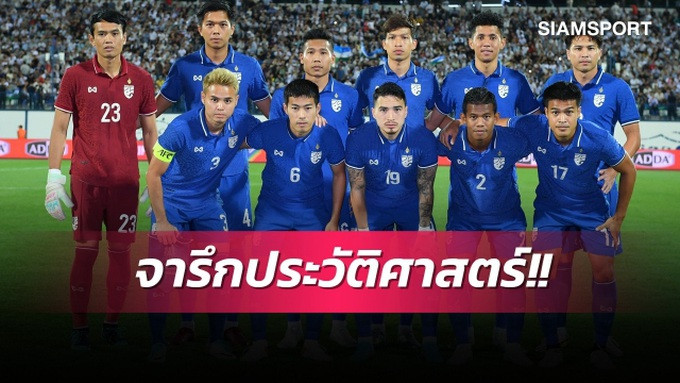 Thái Lan lần thứ 8 trong lịch sử giành quyền dự giải Asian Cup. Thái Lan lần thứ 8 trong lịch sử giành quyền dự giải Asian Cup.