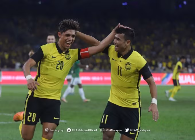 Malaysia đè bẹp Bangladesh 4-1 ở lượt cuối vòng loại thứ ba Asian Cup 2023.