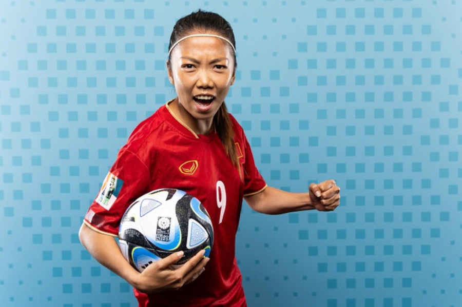 Thủ quân Huỳnh Như thể hiện quyết tâm cao sẽ ghi bàn tại World Cup 2023. Ảnh: VFF. Thủ quân Huỳnh Như thể hiện quyết tâm cao sẽ ghi bàn tại World Cup 2023. Ảnh: VFF.