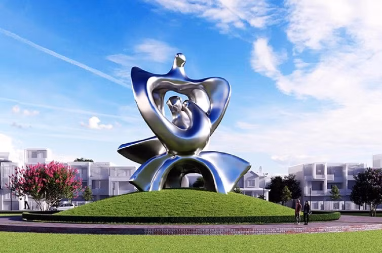 Tác phẩm thiết kế biểu tượng kiến trúc Công viên Phú Tài - TP Quy Nhơn vừa đoạt giải Nhất của ĐKG Phạm Văn Hạng.