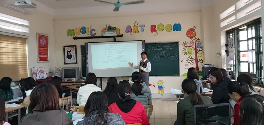 PGS.TS Đỗ Tiến Đạt - Chủ biên SGK Toán 1 tập huấn cho đội ngũ CBQL, GV tỉnh Lào Cai