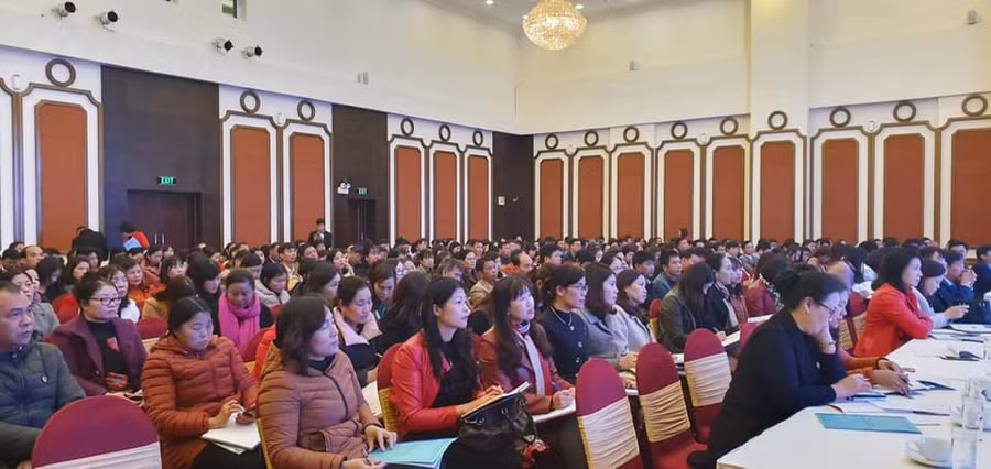 CBQL, GV đã tham dự tập huấn nghiêm túc