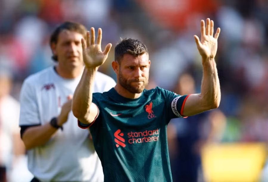 James Milner rời Liverpool sau 8 năm gắn bó.