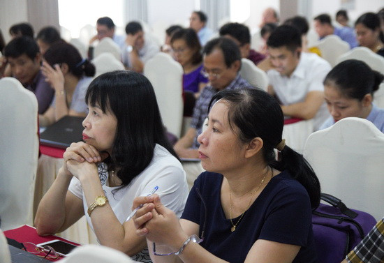 Giảng viên các trường ĐH sư phạm chủ chốt tại lớp tập huấn Giảng viên các trường ĐH sư phạm chủ chốt tại lớp tập huấn